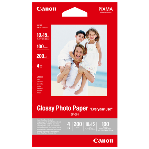 Canon Carta fotografica lucida GP-501 4x6" - 100 fogli