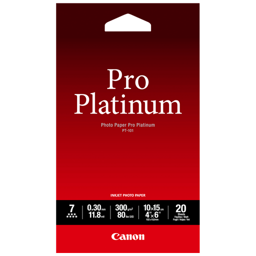 Canon Carta fotografica PT-101 Pro Platinum 4x6" - 20 fogli