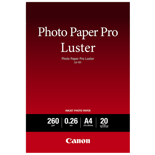 Canon Carta fotografica Luster PRO LU-101 A4 - 20 fogli