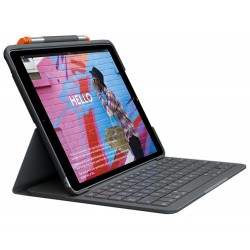 Logitech Slim Folio Grafite Bluetooth QWERTZ Tedesco