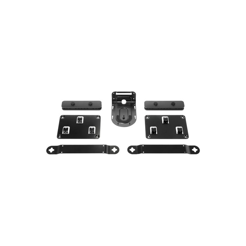 Logitech Rally Mounting Kit Montaggio a muro Nero