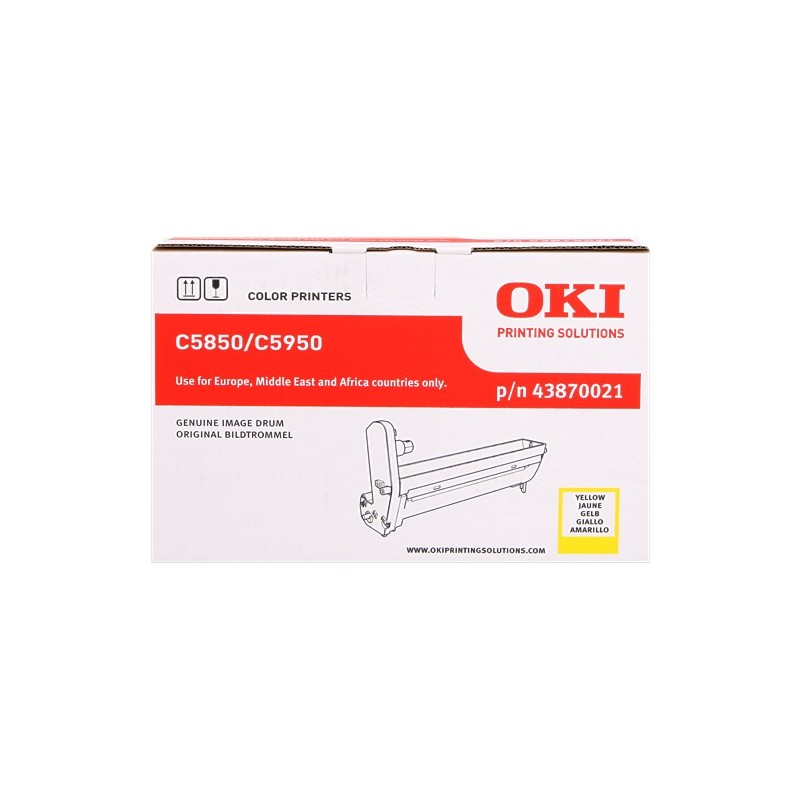  OKI Tamburo giallo 43870021