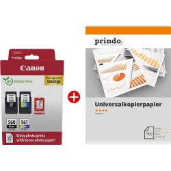 Canon Value Pack nero / differenti colori / Bianco / Bianco PG-560+CL-561 MCVP