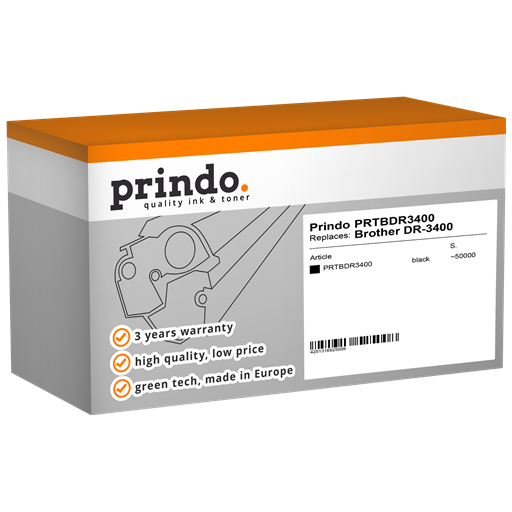 Prindo Tamburo nero PRTBDR3400