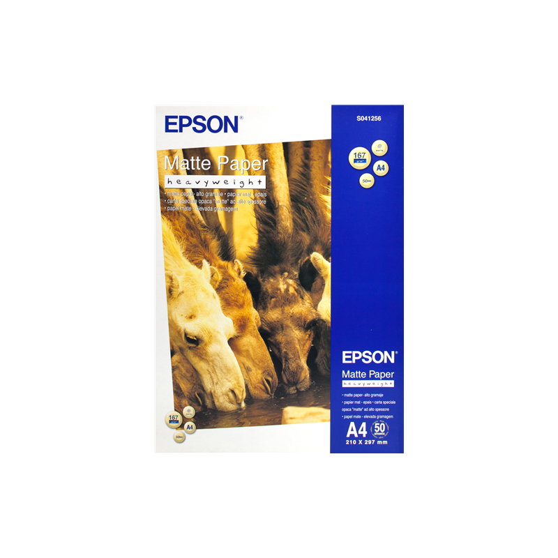 Epson Matte Paper Heavy Weight - A4 - 50 Fogli