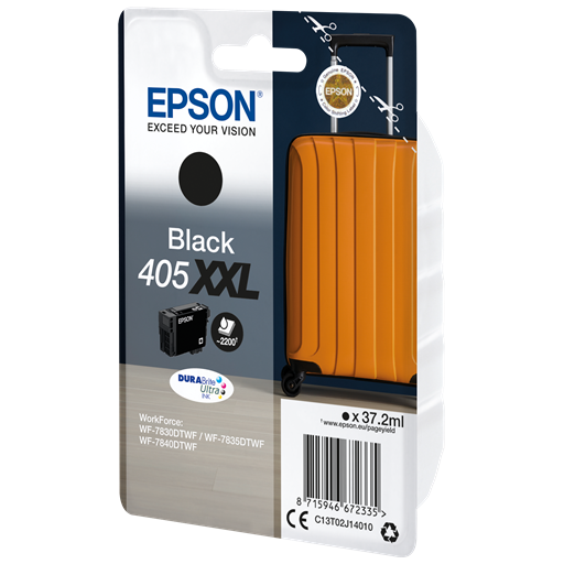 Epson Singlepack Black 405XXL DURABrite Ultra Ink