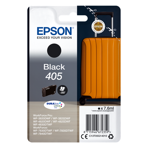 Epson Singlepack Black 405 DURABrite Ultra Ink