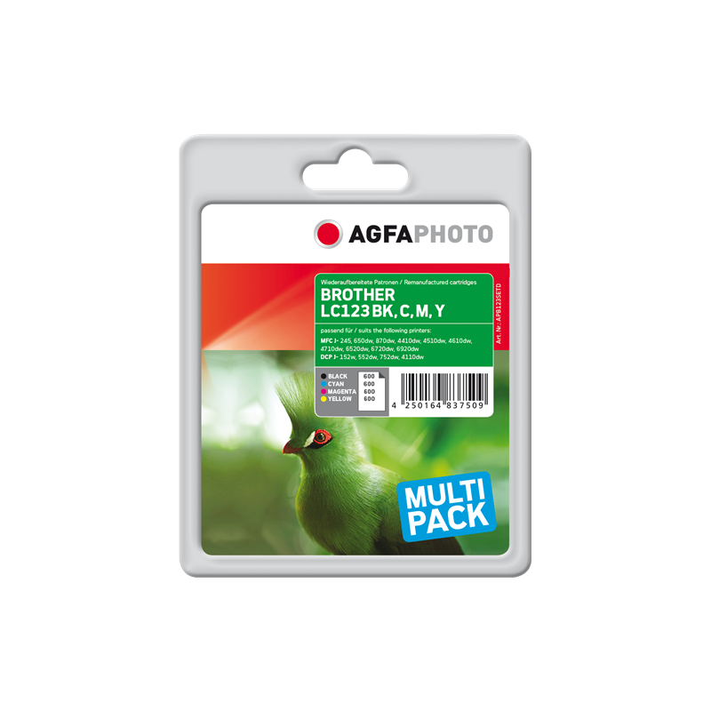 Agfa Photo Multipack nero / ciano / magenta / giallo APB123SETD